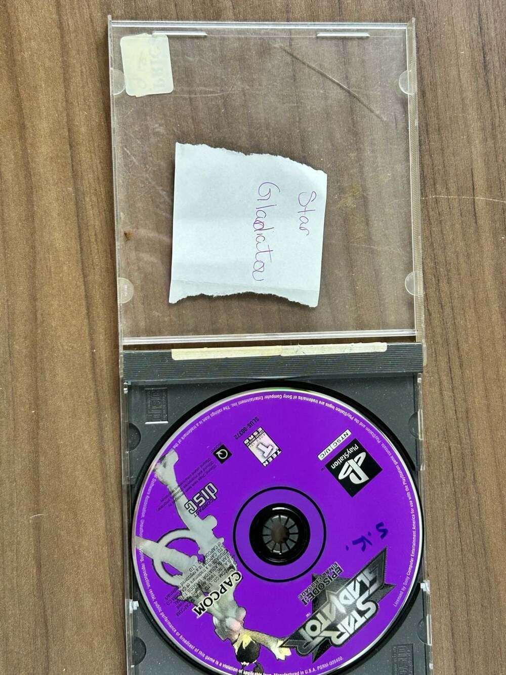 Star Gladiator Episode I Final Crusade PS1 PlayStation Capcom Tested Working